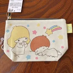 リトルツインスターズ キキララ コットン マルチポーチ レトロ 新品 未使用