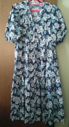 ユニクロ ポール&ジョー コットンティアードワンピース　五分袖