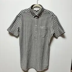 【美品】　LACOSTE ラコステ 半袖　シャツ　M ギンガムチェックのサムネイル