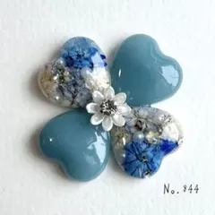 No.852 ドライフラワー ハート レジンヘアゴム - メルカリ