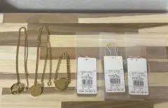 A.P.C ゴールドカラー ネックレス ブレスレット 3点セットのサムネイル