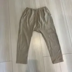 GU ベージュ ウエストゴム パンツ