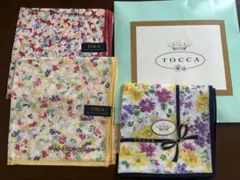 TOCCA & Polo Ralph Lauren 花柄ハンカチ3枚セット