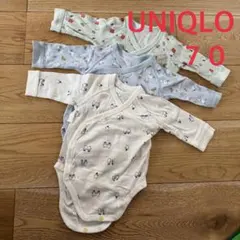 UNIQLO ベビー肌着 70サイズ 3枚セット