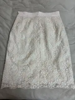 レディース レース タイトスカート ピンク