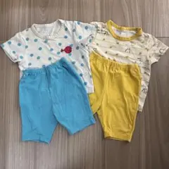 UNIQLOのパジャマセット　きんぎょがにげた　ひよこはにげます
