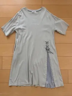 ポンポネット Jr.❤︎ 半袖ワンピース裾プリーツ