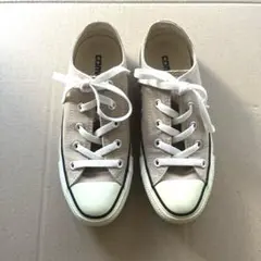 コンバース オールスター ベージュ ローカット 22.5㎝ キャンバススニーカー