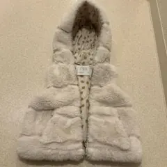 ZARAフェイクファーベスト　74cm
