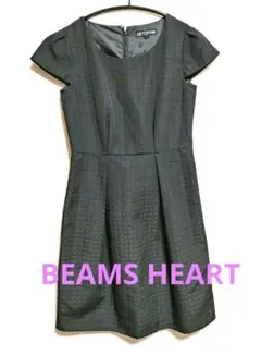 美品 BEAMS HEART レディース XS 半袖ワンピース フォーマル