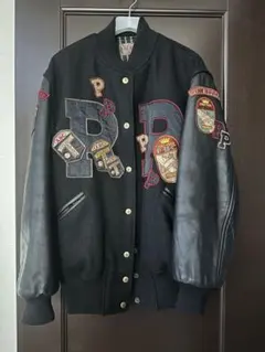 ピンクハウス　ワッペン　ジャンパー　美品　ブラック