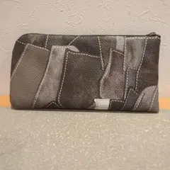 合皮　長財布　ハンドメイド