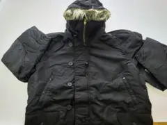 ●美品schott N-3B 米国製　黒　LARGE　ビンテージ●
