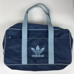 old adidas スクールバッグ スクバ グレー ワッぺ 兼松 - メルカリ