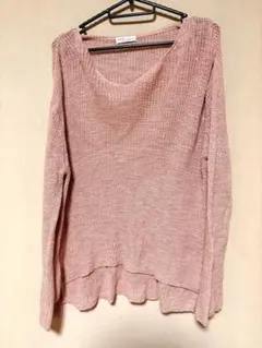 ♥️earth music&ecology シースルーニット Fサイズ