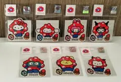 万博　ミャクミャク　サンリオ　なりきり　ステッカー　シール　キャラクター　7種類