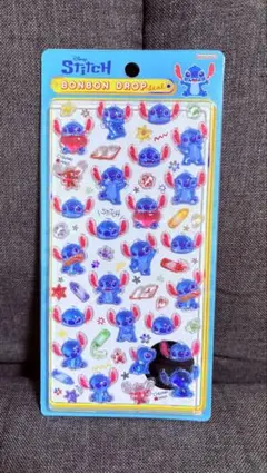 国内正規品　ボンボンドロップシール ディズニー 第2弾 スティッチらくがき