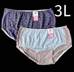 レディースショーツ3Lまとめ売り　大きいサイズ　　綿混ショーツ