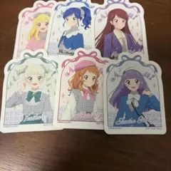【アイカツ】アニメイト　特典ステッカー　全種セット　星宮いちご&藤堂ユリカ　他