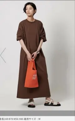 新品未使用　Mサイズ　CITEN ソデギャザーカットワンピース