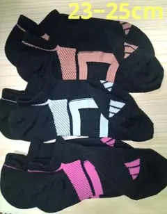 アディダス　23−25cm　adidas 　DRY機能付き　レディースソックス