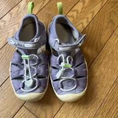 keen キッズ サンダル 紫色 16センチ