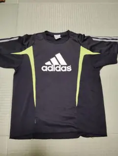 adidas CLIMA Tシャツ M黒/ライム