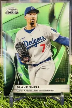 BLAKE SNELL TOPPS CHROME BLACK /99