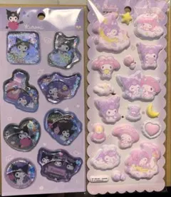 サンリオ　ウォーターシール　マシュマロシール　クロミ マイメロ