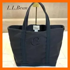 L.L.ＢＥＡＮボート・アンド・トート・バッグイニシャル刺繍黒