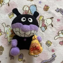 ばいきんまん ぬいぐるみ マスコット ころふわ アンパンマン