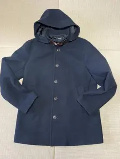 BEAMS フード付きネイビージャケット Lサイズ