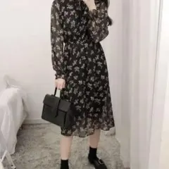 gogosing 花柄 ワンピース