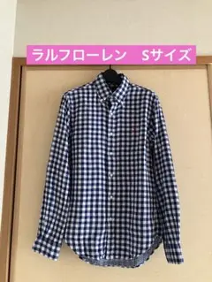 【美品】Ralph Laurenギンガムチェック コットンガーゼシャツ