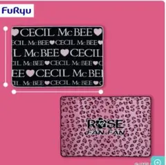 CECIL McBEE/ROSE FAN FAN ブランドロゴ毛布　2種セット