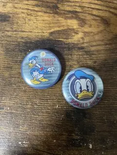東京ディズニーリゾート ドナルド 缶バッジ 2個セット