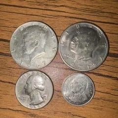 【美品】ケネディ　ハーフダラー　6枚 アメリカ Yahoo!オークション -「ケネディ ハーフダラー」の落札相場