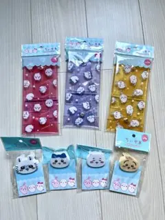☆値下げ　ちいかわ　キャンドゥ ダイカットクリップ 全4種クリアケース 全3種