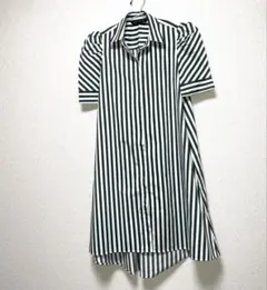 美品★ZARA★ ザラウーマン　ストライプシャツワンピース