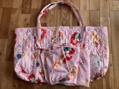 中古 ディズニー プリンセス お昼寝布団用バッグ 布団カバー 枕カバー