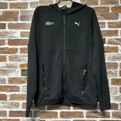 PUMA プーマ　メルセデス・ベンツ パーカー 黒　XL