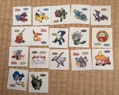 ポケモンキャラクターシールセット17枚