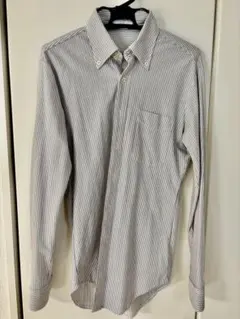 ORIHICA SSP-1202 ストライプ長袖ワイシャツ