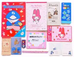 昭和レトロ・レアキャラ？含むサンリオ文具系未使用品＆訳ありセットまとめて