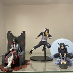 NARUTOナルト　一番くじ　ジオラマティック　うちはイタチ　フィギュアセット