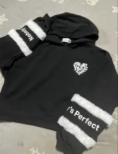 Lily Chuu 裏起毛パーカー 袖ファートレーナー