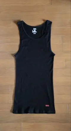 Hanes Supreme ブラックタンクトップ XL /TG/XG