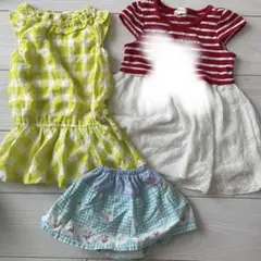 女の子　夏服 ワンピースまとめのサムネイル