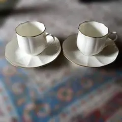 NARUMIデミタスカップ・ソーサー 2個セット