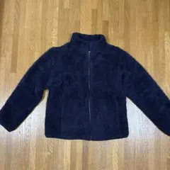 ネイビー フリースジャケット 140cm